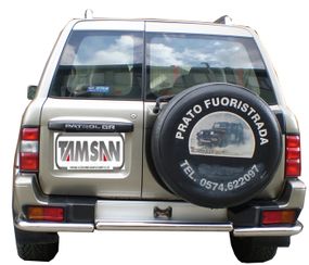 Задняя дуга AK005-1 (нерж) для Nissan Patrol Y61 1997-2011 гг