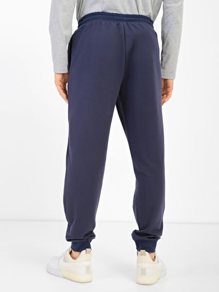 Штани чоловічі спортивні джоггери синій, 3XL | Зображення 1