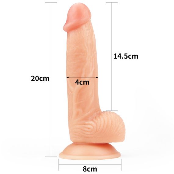 Фалоімітатор - The Ultra Soft Dude 8" Sex Aura | Зображення 4