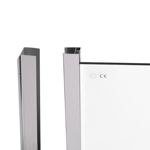 Душова кабіна Qtap Taurus CRM1011AC6 100х100 см, скло Clear 6 мм покриття CalcLess, без піддона | Зображення 4