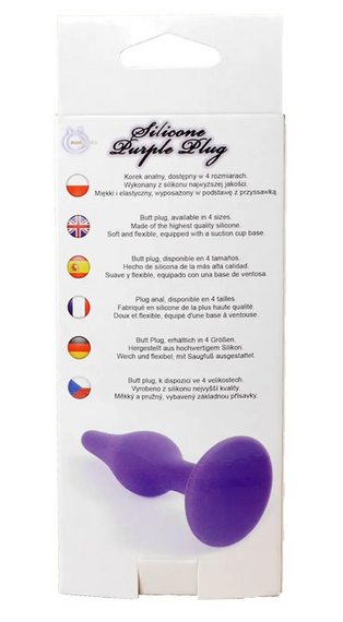 Анальний плаг Silicone Plug Purple — Small sexstyle | Зображення 6
