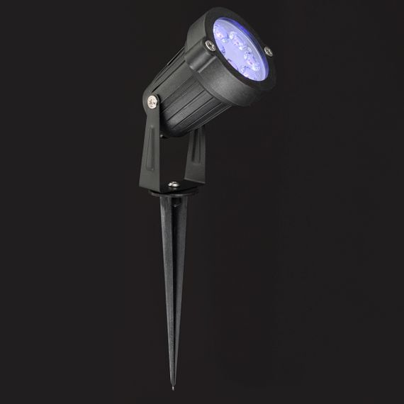 Грунтовый светильник LED 6W BLUE IP65 BK (AS-14) | Зображення 3