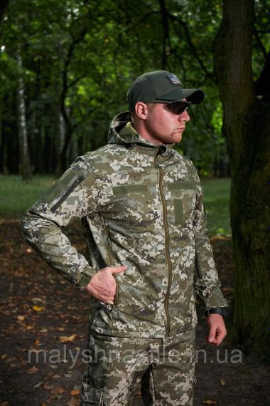 Куртка Soft Shell Combat піксель ЗСУ | Зображення 1