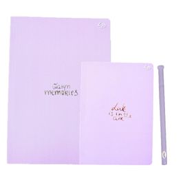 Набір Блокнотів 4Profi   "Title note" violet 64 арк. формат А5, В6 + ручка