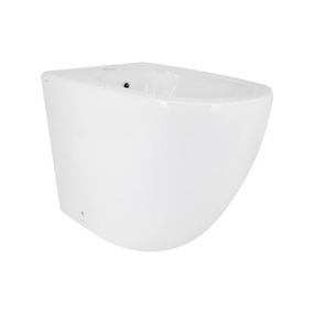 Биде напольное Qtap Jay 560х360х410 мм, White QT07443375W