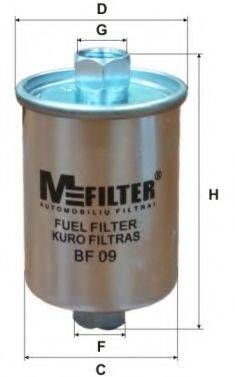 Фільтр паливний DAEWOO NEXIA 95- (вир-во M-FILTER) MFILTER BF09 на ROVER MINI