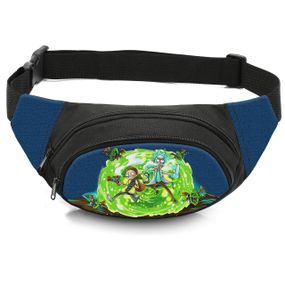 Сумка-бананка детская с принтом Рик и Морти поясная сумка для мальчика (4592)