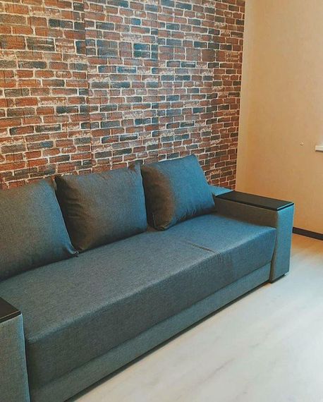 Декоративна 3D панель самоклейка під цеглу червону Катеринославський 700х770х5мм (043) SW-00000031 | Зображення 3