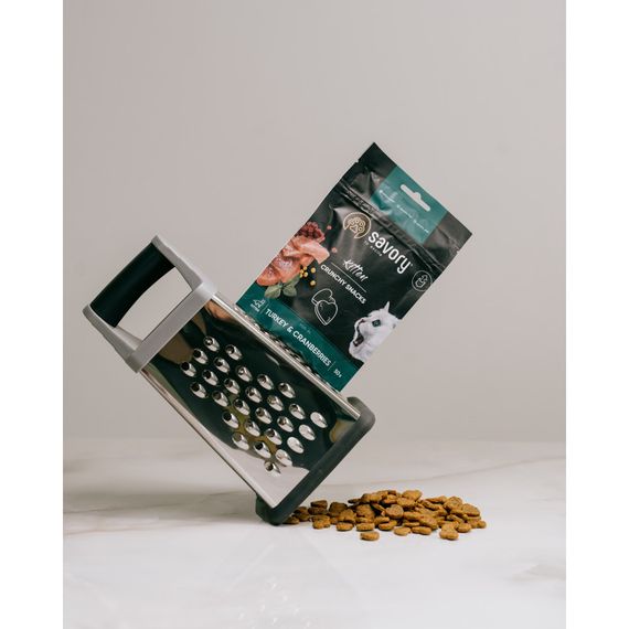 Хрусткі ласощі Savory для здорового росту кошенят, індичка та журавлина | Зображення 7