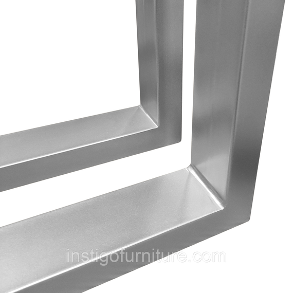 Комплект опор для столу з металу 600×110mm, H=730mm (профільна труба: 50x20mm) Сірий | Зображення 1
