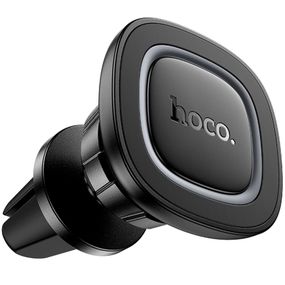 Автотримач Hoco H72 Crown magnetic (air outlet) Black / Metal gray