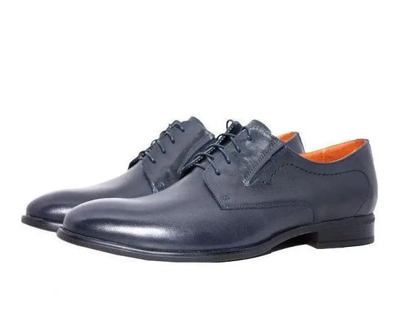 Чоловічі туфлі темно синього кольору 42 розмір