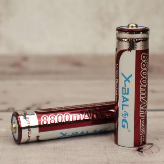 Акумулятор, 1шт Li-Ion 18650 X-Balog, 8800 mAh 4,2В / Акумуляторна літій-іонна батарейка | Зображення 5