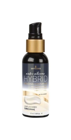 Змазка водно-силіконова Sensuva Hybrid Formula (57 мл) без цукру, можна для оральних пестощів