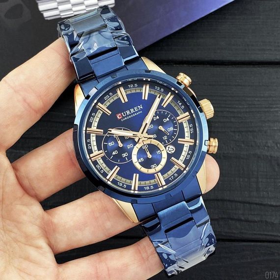 Годинник C1ur1ren 8355 Blue-Cuprum | Зображення 2