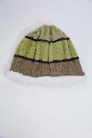 Дитяча шапка, зеленого кольору, з вовни, 167R7777