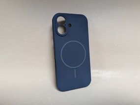 Чохол для iPhone 17 / Айфон 17, Luxury, м'який, протиударний, софт тач, MagSafe, синій