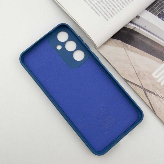 Чехол Silicone Cover Lakshmi Full Camera (A) для Samsung Galaxy M34 5G Синий / Navy Blue | Зображення 2