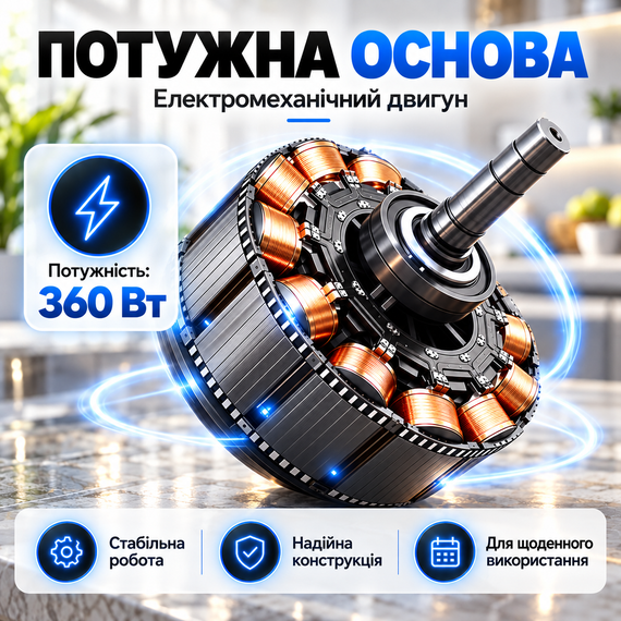 Портативный блендер-шейкер D7 2 в 1, 650 мл, 6000 мАч, 360 Вт, 6 стальных лезвий, Tritan BPA-free | Зображення 9