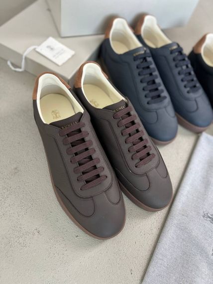 Кросівки Brunello Cucinelli Classic Coffe коричневі ob430 | Зображення 2