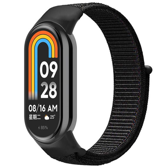 Ремінець Nylon New для Xiaomi Mi Band 8/9 Black