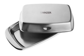 Масленка из нержавеющей стали Vinzer 50242 для сливочного масла