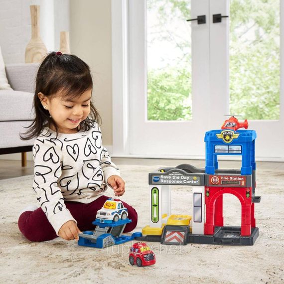 Игровой набор VTech Go! Go! Smart Wheels Служба спасения Центр реагирования Save The Day Response Center | Зображення 5
