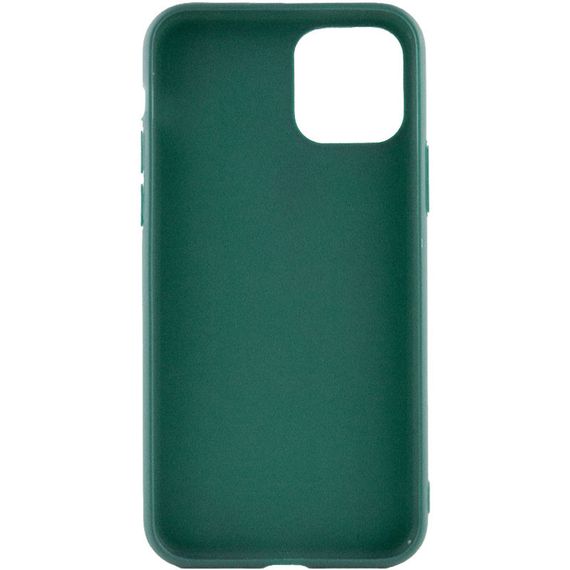 Силиконовый чехол Candy для Apple iPhone 14 Plus (6.7") Зеленый / Forest green | Зображення 1