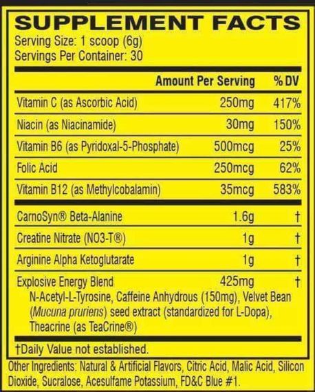 Предтренировочный комплекс Cellucor INT C4 60 serv 390 gram (Sour Batch Bros) | Зображення 1