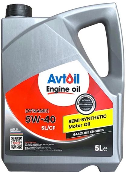 Моторна олива Avtoil Dynamic 5w40 SL/CF 5л