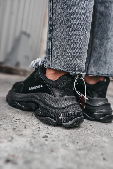 Кросівки Bale/nc/aga Triple S «Black весна / літо / осінь 0161 40 | Зображення 6