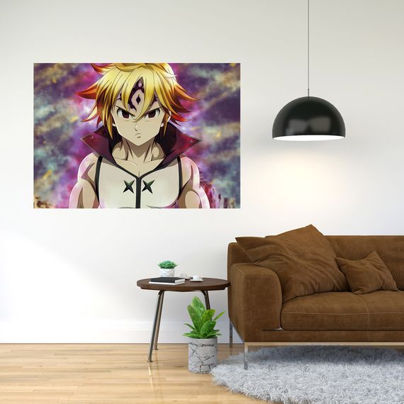 Плакат-постер з принтом Кавун Nanatsu no Taizai - Сім смертних гріхів A4 ПЛ000819(A4)