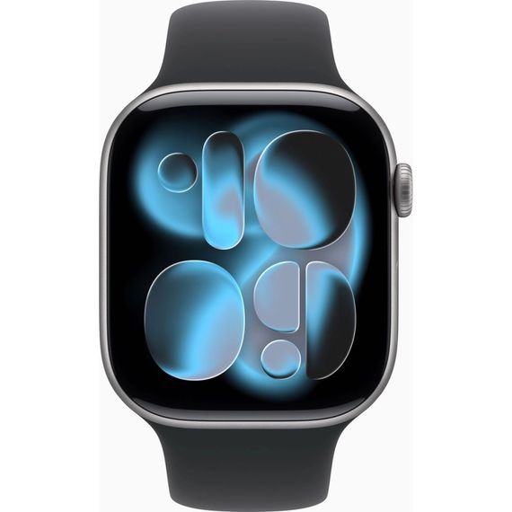 Смарт-годинник Apple Watch Series 11 GPS 46mm Space Grey Aluminium Case with Black Sport Band - S/M (MEV04RK/A) | Зображення 1