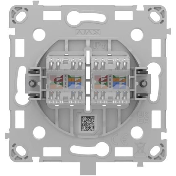 Ajax OutletCore (LAN) white Механізм інтернет розетки | Зображення 2