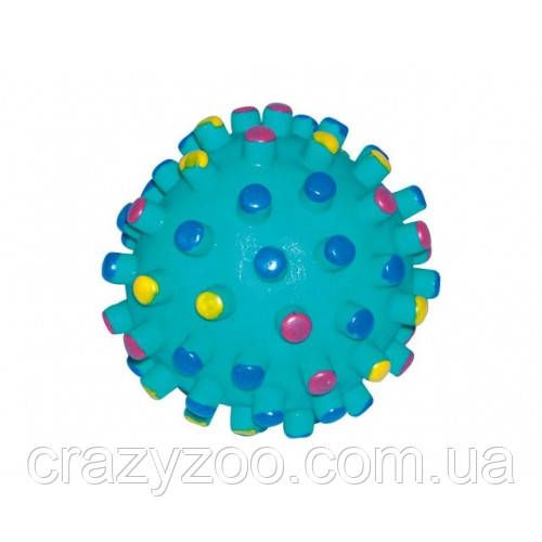 Игрушка для собак Croci Мяч-мина виниловая с пищалкой 9 см C6AT0066
