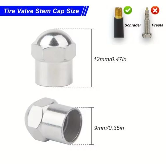 Хромовані ковпачки на колесах | Зображення 1