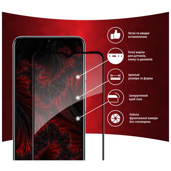 Скло захисне Intaleo Full Glue Tecno Spark Go 2023 (1283126564840) | Зображення 2