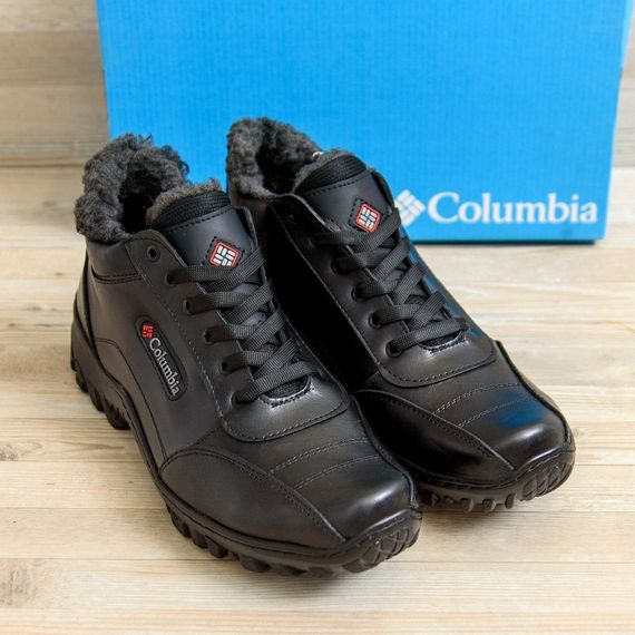 Зимові шкіряні ботинки Columbia (чорні) | Зображення 4