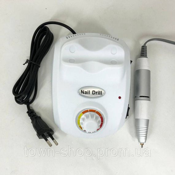 Фрезер для маникюра и педикюра Drill Pro Nail Drill, 30000 об/мин, фрезер для ногтей. Цвет: белый | Зображення 9