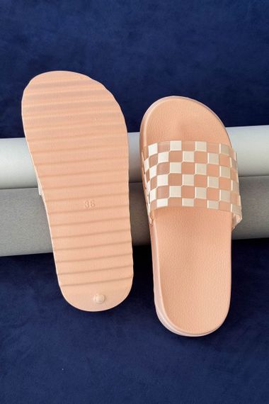 Шльопанці жіночі, колір персиковий, 243R5030-3 | Зображення 4