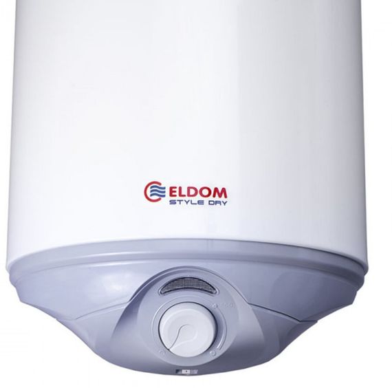Водонагрівач Eldom STYLE 30 л, 1500 Вт, "мокрий" ТЕН, вертикальний, SLIM, білий (72269W) | Зображення 6
