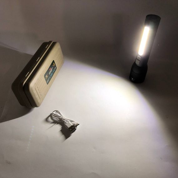 Тактичні ліхтарі COBA CB-C22-P90+COB, Довговічний світлодіодний ліхтар, Ліхтар HI-991 ручний потужний | Зображення 5