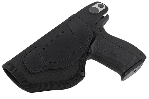 Кобура для Форт-17 поясна  прихованого внутрішньобрючного носіння oxford 600D/шкіра чорна ms | Зображення 1