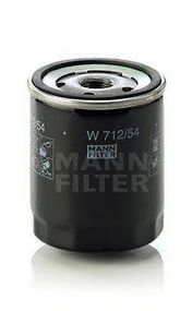 Фільтр масляний двигуна (вир-во MANN) MANN-FILTER W71254 на SEAT AROSA (6H)