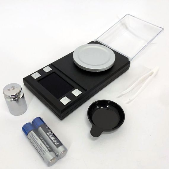 Ваги ювелірні високоточні до 50г, 0.001г точність, 8028, Компактні електронні ваги для ювелірів | Зображення 6