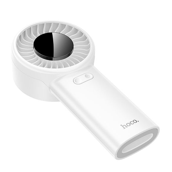 Портативний вентилятор Hoco HX62 Endless handheld fan 6000 mAh White | Зображення 4