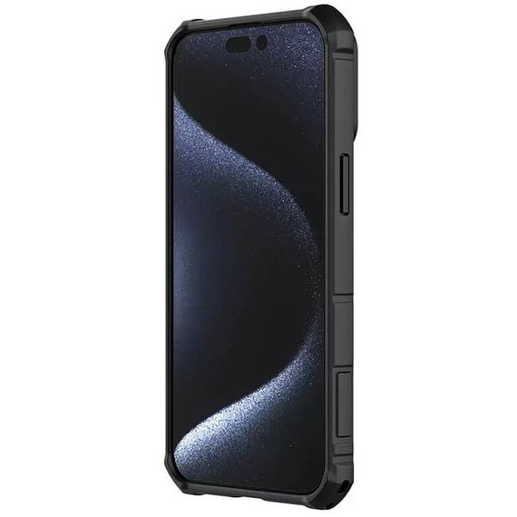 TPU+PC чохол Nillkin CamShield Armor (шторка на камеру) для Apple iPhone 15 Pro Max (6.7") Чорний | Зображення 3