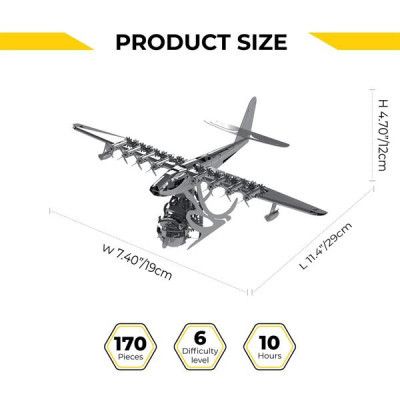 Конструктор Metal Time Коллекционная модель Celestial Hercules Spruce Goose H-4 Aircraft (MT100) | Зображення 4