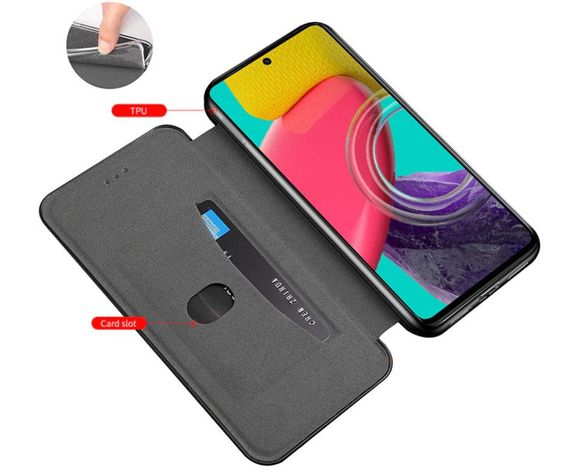 Чехол-книжка Primolux Besus для телефона Samsung Galaxy M53 (SM-M536) - Black | Зображення 3