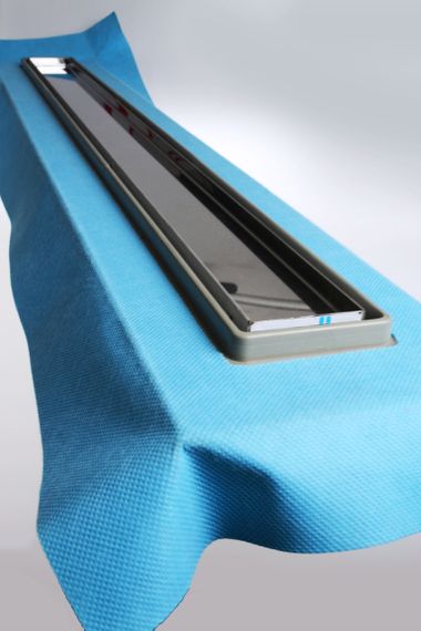 Душовий канал з горизонтальним фланцем Maxiflow Standart Line 60 см решітка "Під плитку" 4022.TY050K.060.1